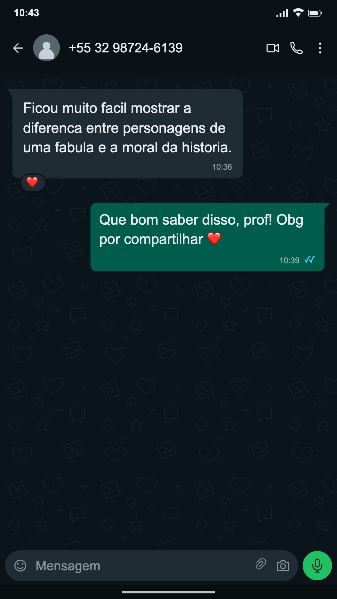 Depoimento sobre os mapas de Gêneros Textuais 1